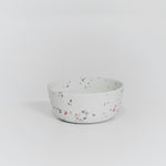 Lade das Bild in den Galerie-Viewer, Hundenapf Terrazzo Bambus - weiss
