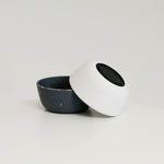 Lade das Bild in den Galerie-Viewer, Hundenapf Terrazzo Bambus - weiss
