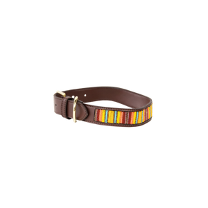 Halsband mit Perlen - orange